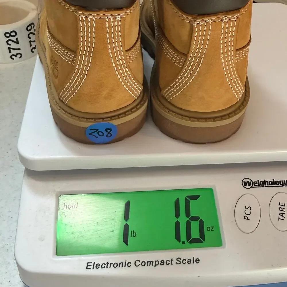 Timberland Leather Work Boots 8 Toddler Side Zip A7339 Mini Me Farm Outdoor